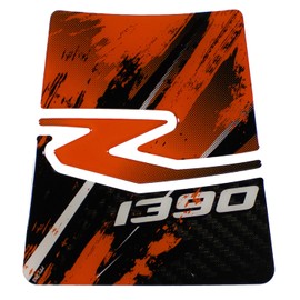 Tankpad Motorcycle Protector Compatible with KTM Super Duke R 1390 Orange Black X509501VA