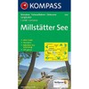 Millstätter See: Wander-, Langlauf- und Bikekarte, mit Skitouren. Mit Panorama.