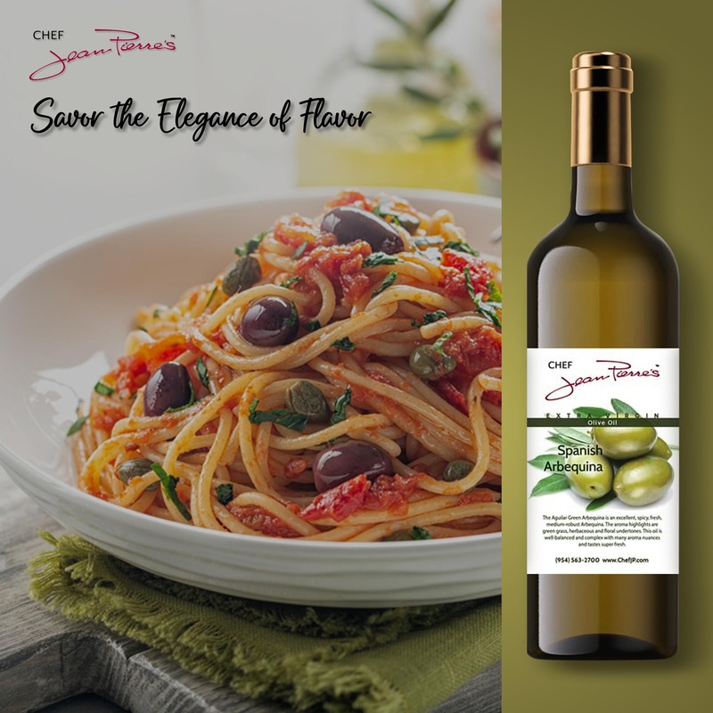 Chef Jean Pierre's Cold Pressed Extra Virgin Arbequina Olive Oil