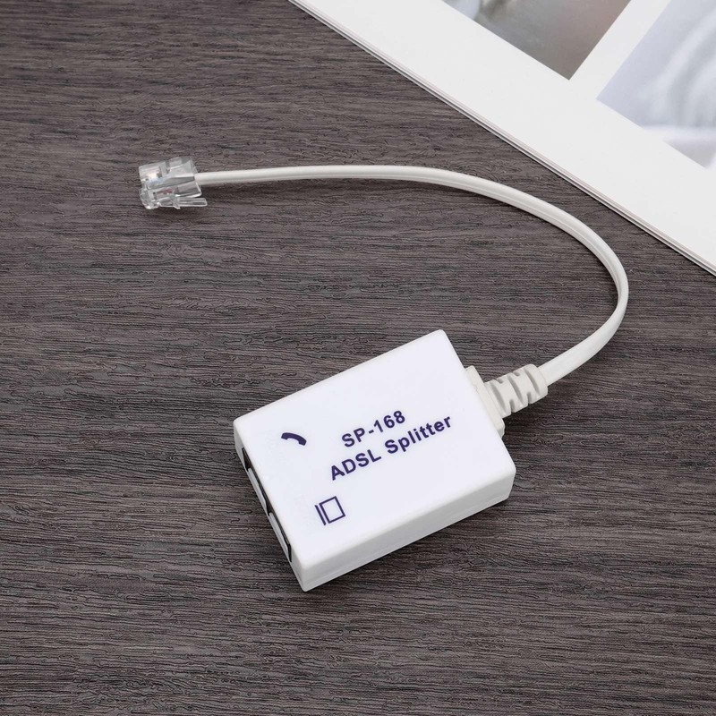Create idea 2pcs ADSL Filter Splitter Suitable for Telephone Line