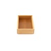 Hanseküche Bamboo Storage Boxes, Set of 2, Wooden Organiser Boxes,