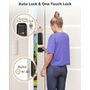 BE-TECH Keyless Entry Smart Door Lock with 2 Lever Handles,