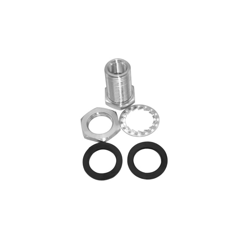 Beduan Stainless 1/8" NPT Female Bulkhead Coupler Thru-bulk Pipe Fitting