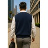 Akwa Men’s V-Neck Golf Vest Lightweight Waterproof Pullover Sweater Wind-Resistant
