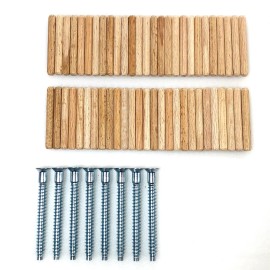 IKEA Hardware Kit for IKEA KALLAX 4x4 Shelf Unit (102.758.62) - All Screws & Dowels