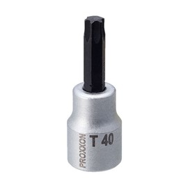 PROXXON Torx Bit Socket 3/8" No Messing Hole, T40 No. 83588