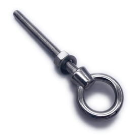 Pack of 2 Eye Bolts | M8 x 100 mm | Eye Bolt | Eye Bolt Long | Eye Bolt | Rustproof Stainless Steel | V4A A4 AISI316 (2, M8 x 100)
