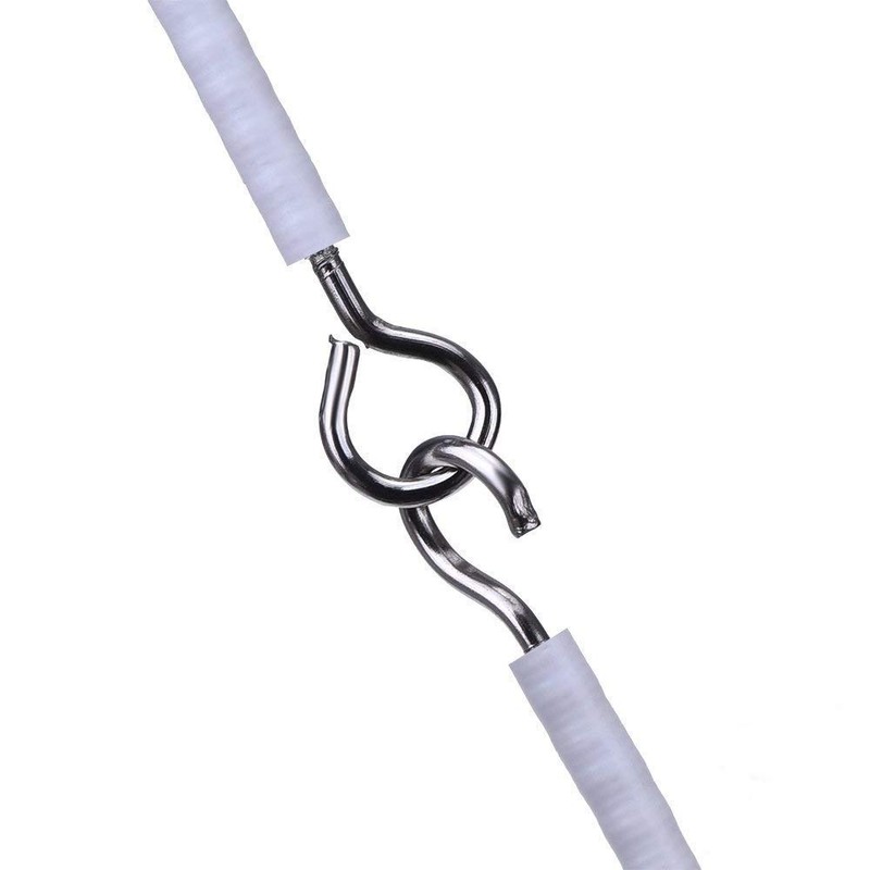 iPEAK Curtain Wire Net Curtain Wire Cord Cable with Hooks