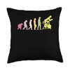 Evolution Spin Cycle Bike Throw Pillow