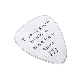 Guitar Pick Gifts for Women I Couldn't Pick a Better Guitar Pick Gifts for Women Men Birthday Christmas Gifts for Women (aunt)