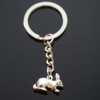 Unbranded 3D Cute Bunny Rabbit Cottontail Silver Pendant Charm Keychain
