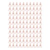 100 Pcs Binder Clips Hollow Heart Shape Strong Clamping Force