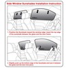 YelloPro Side Window Rear Seat 2nd Row Sunshade (2PCS) Custom