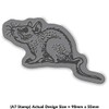 A7 'Rat' Unmounted Rubber Stamp (RS00032308)