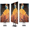 HUAZI Poster Stand for Display Double-Sided Heavy Duty Sign Stand