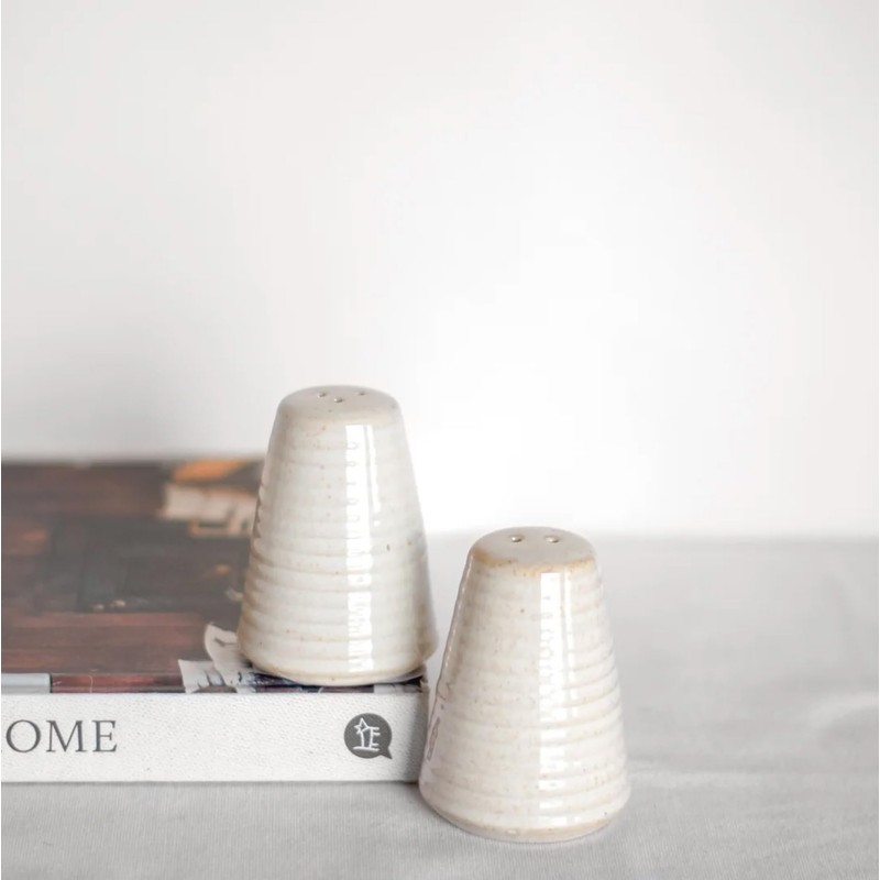 100 North Cone Shape Rib Design, Antique White 3.15 x