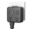 Multi Plug Outlet Extender with 2 USB-A + 2 USB-C