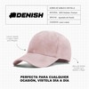 Gorra de Gamuza con Broche Ajustable. Gorra de béisbol unitalla