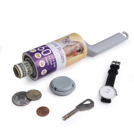BarGifts Lint Roller Diversion Safe with Hidden Storage Hide Valuables, Secret Hidden Safe Keep Your Money, Keys, and Jewelry- New Animal Lint Roller
