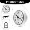 Waterproof Shower Clock, Shower Timer with Strong Suction Cup Design,