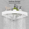 Wisfame Aluminium Shower Corner Shelves - Rustproof Shower Caddy No