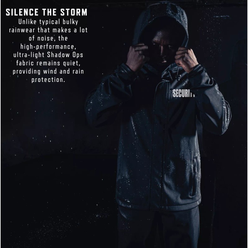 Rothco Shadow Ops Waterproof Security Rain Jacket 40260 - 2XL