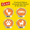 Glad Trash Bags, Small Garbage Bags - 4 Gallon White