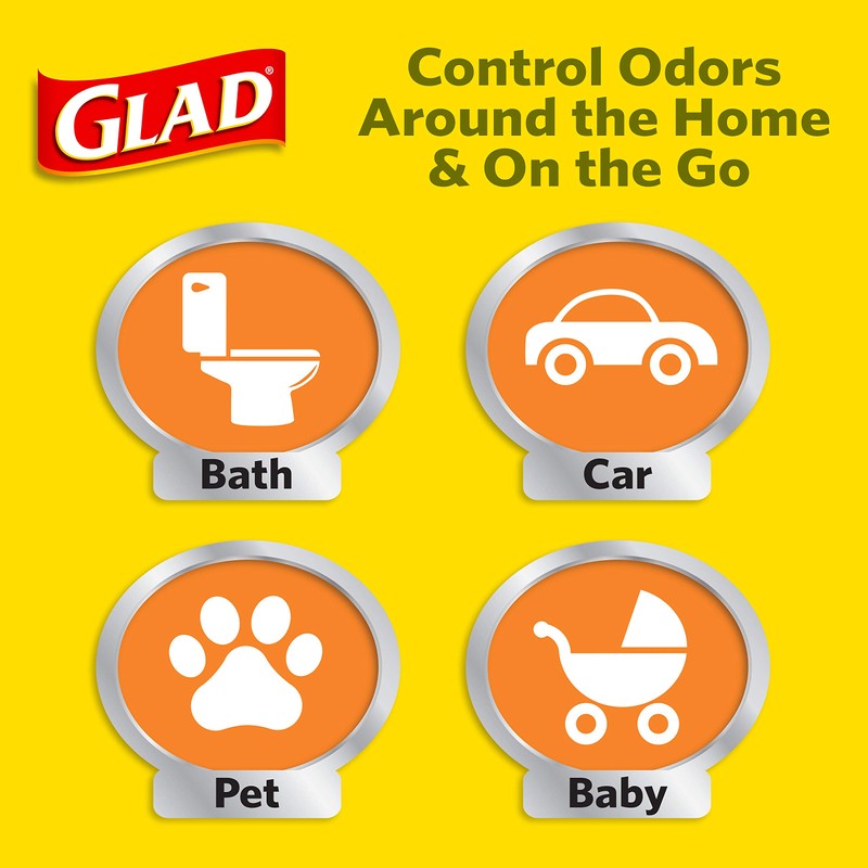 Glad Trash Bags, Small Garbage Bags - 4 Gallon White