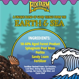 FoxFarm Ocean Forest Potting Soil, 1.5cu ft (Pack of 2) - Light, Aerated Texture, Designed for All Container Plants - pH Adjusted for Optimal Nutrient Uptake, Effectively Retains Moisture