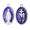 ZHENYIN 12pcs Saint Mary Virgin Miraculous Medal Rosary Catholic Big