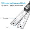 QUMOX Digital Angle Finder Protractor, 400mm Stainless Steel Digital Angle