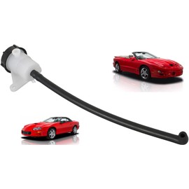 Prefer Warehouse Hydraulic Clutch Master Cylinder Reservoir w/Cap & Diaphragm Compatible with Chevy Camaro Pontiac Firebird 3.8L V6 & 5.7L V8 1984-2002 Replace 12570277, 12561064, 12565144, Black