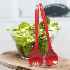 Zeal G205R Salad Servers, Red
