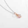 Kaletine Sterling Silver 925 Ladybug Bead Charms in Rose Gold