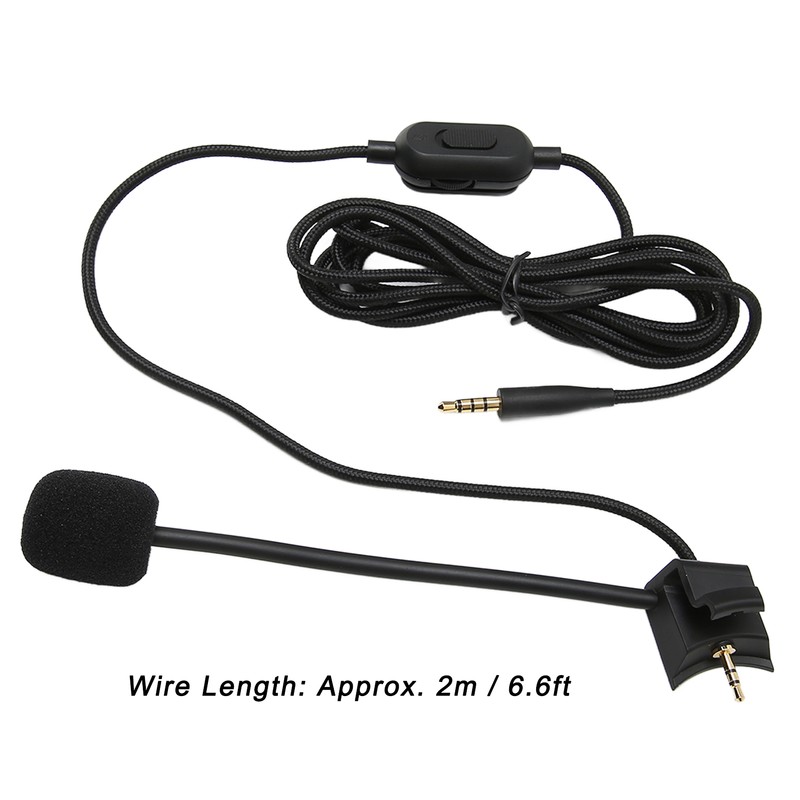 Cantilever Microphone Cable Earphone Audio Cable with Volume Control Mute