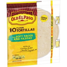 Old El Paso Flour Tortilla Shells, 10 ct (Pack of 6)