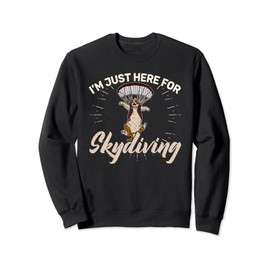 Skydiving Skydiver Catdiver paraglider Freefly Sweatshirt