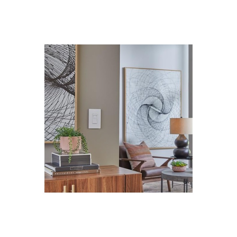 Legrand - Pass & Seymour Wide Slide Series CFL/LED/Incandescent Single