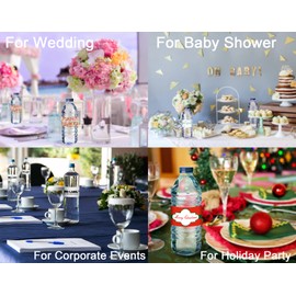 Mr-Label-8.19"×1.38" Waterproof Blank Water Bottle Labels–for Inkjet|Laser Printer-Self-Adhesive Wraparound-for 16oz.Matte White-for Wedding|Baby Shower|Corporate Events(10 Sheets Total 70 Labels)