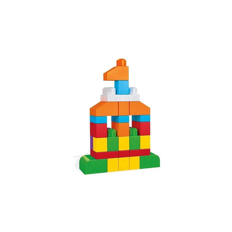 MEGA BLOKS 150 Toddlers Blocks Learning Toy Building Set, Let's