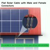 MXRPV Pack of 2 Solar Panel Flat Cable 4 mm²,