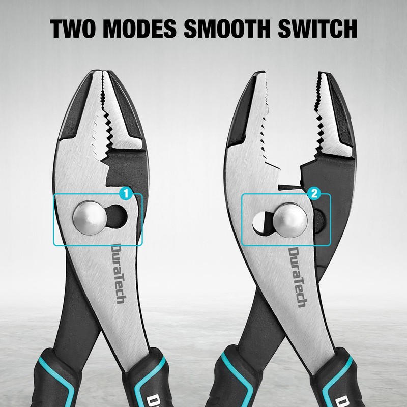 DURATECH 8 Inch Slip Joint Pliers, Pliers Tool with Comfortable