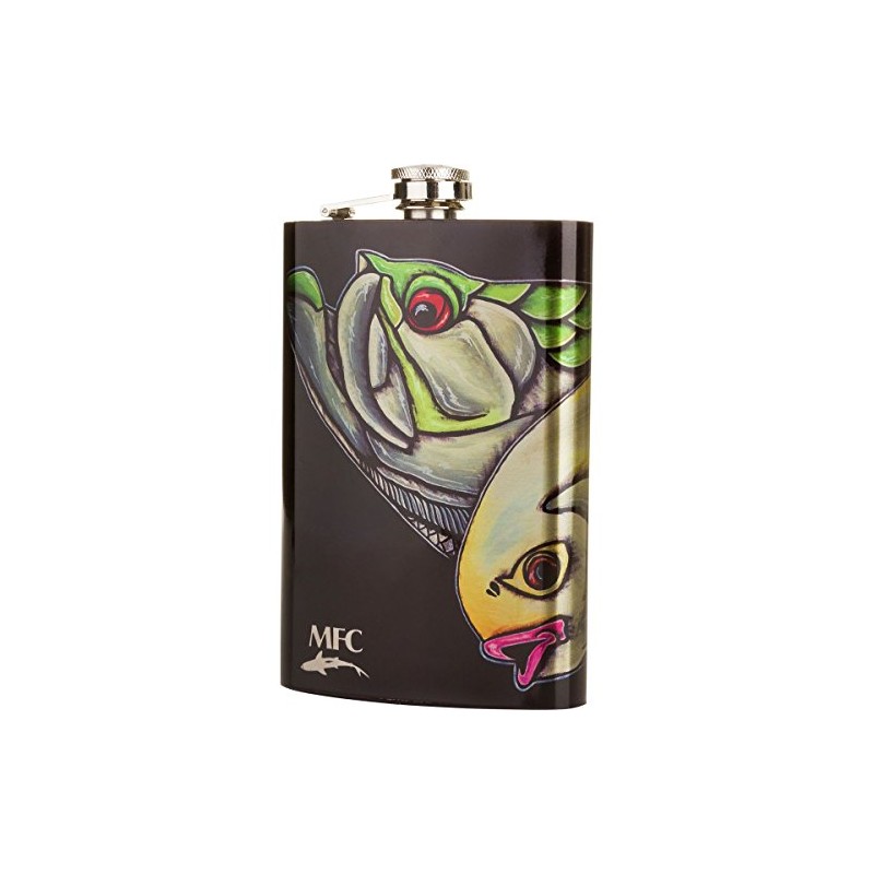 MFC Estrada's Slam Stainless Steel Hip Flask, 8-Ounce