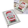 DIY Christmas Santa Claus Pattern Diamond Painting Notebook Kits Decoration