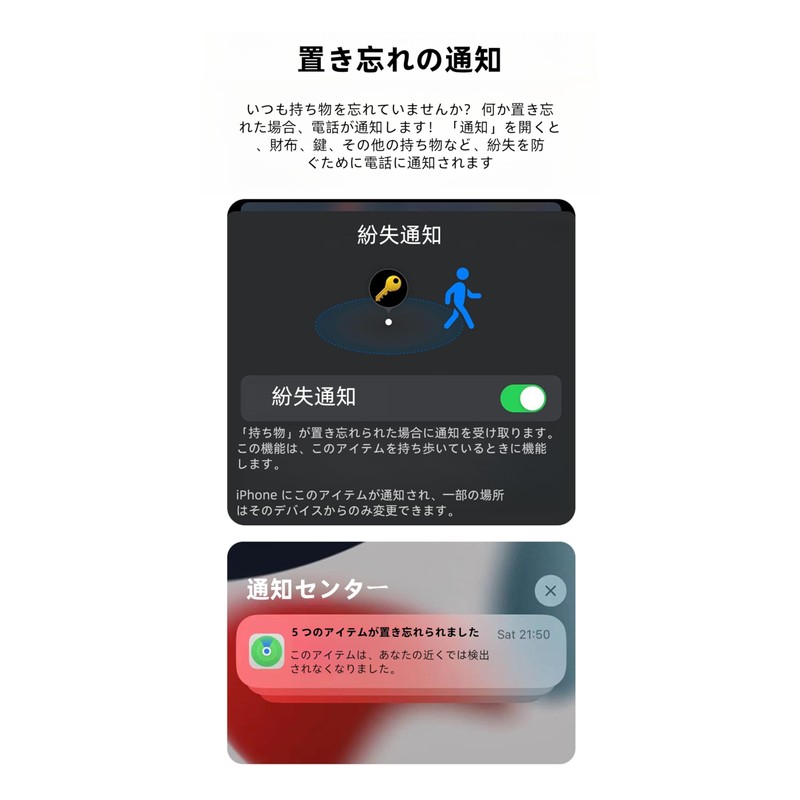 WayPonDEV Smart Tag, MFI Certified, Bluetooth 5.2, Industry's Smallest Design,