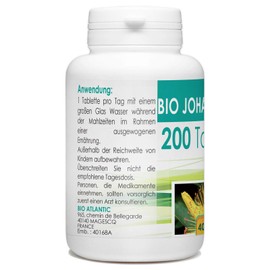 Organic St John's Wort – 400 mg – 200 Tablets