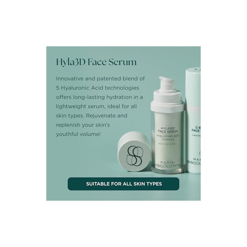 Marini SkinSolutions Hyla3D Sérum Facial - Sérum Ligero e Hidratante