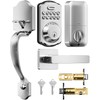 TEEHO TK001H Keyless Entry Door Lock with Handle Set, Electronic