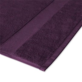 Maisonette Loft Egyptian Cotton Turkish Hand Towels - Soft, Absorbent Washcloths for Face - Ideal Quick Dry Small Towel Wash Cloth Set for Bathroom - (13" x 13", 6 Pack) - Purple (BlackBerry)