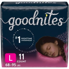 KIMBERLY CLARK CORP GOODNITES Youth Pants Large Girl Jumbo Pack Replaces Item 6941316 CA of 44